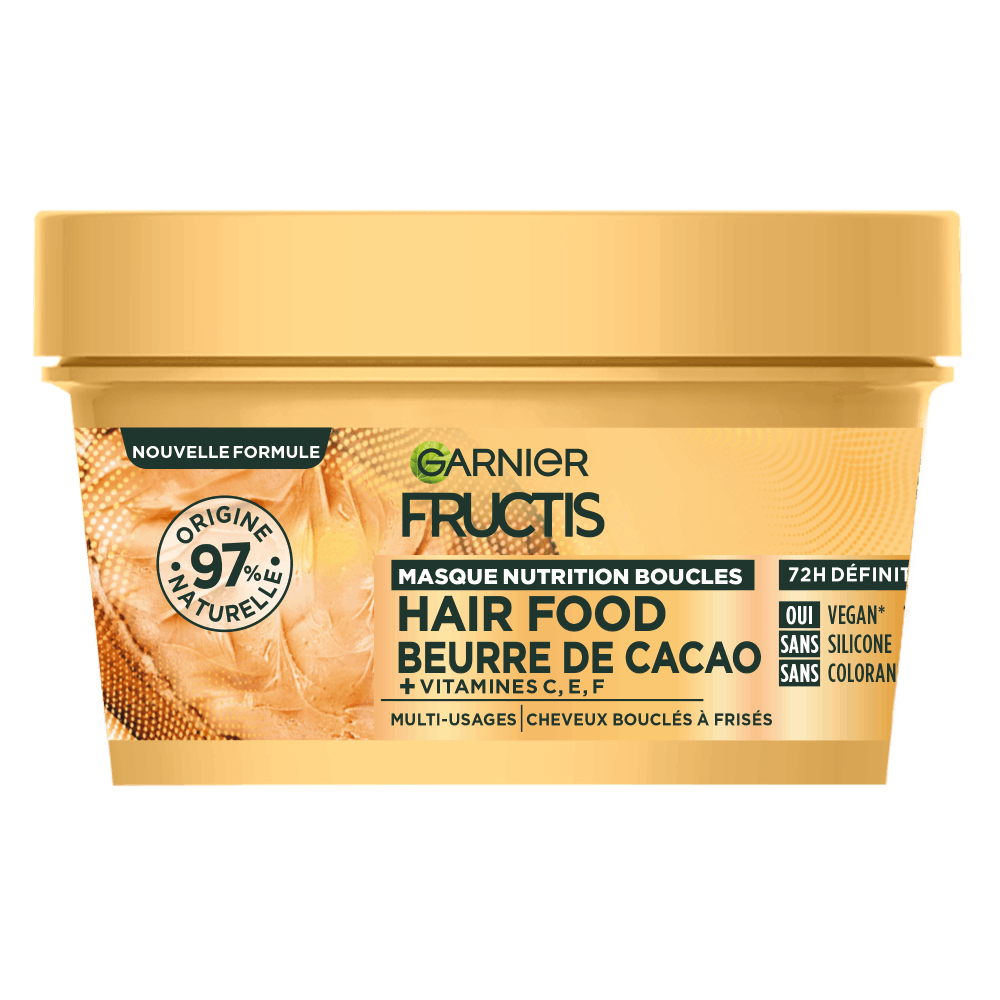 1372 GAR FRUCTIS HAIRFOOD CACAO MASQUE FOP